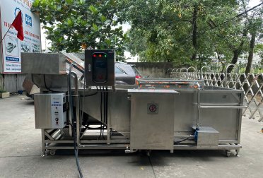 Máy Rửa Tôm Nguyên Liệu Công Nghiệp Inox 304 | VIPATEK