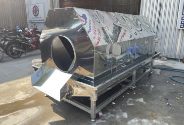 Máy Rửa Hàu Công Nghiệp Dạng Lồng Quay Lưới Mắt Cáo | VIPATEK