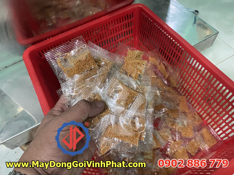 Máy đóng gói 2 trong 1 chạy cho muối tôm bánh tráng trộn