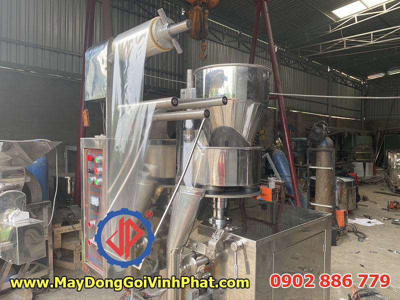 Mọi chi tiết máy đóng gói hạt nêm, bột canh, gia vị, muối tôm... được làm tĩ mỹ và chính xác